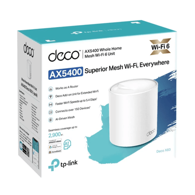 Tp-link Deco X60 1-pack AX5400 Whole Home Mesh Wi-fi - Achorao