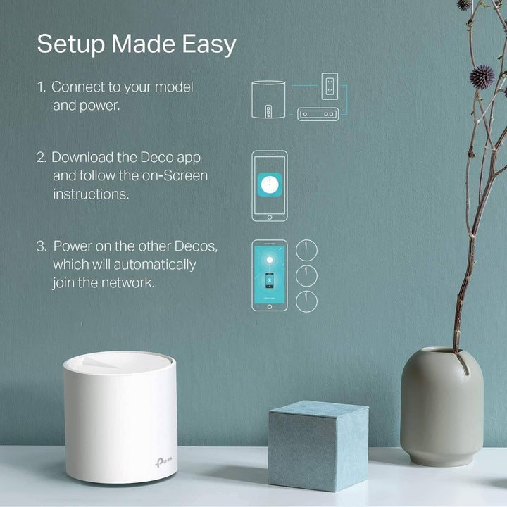 TP-Link Deco X60 3-pack WiFi 6 AX3000 Sistema Wi-Fi de malla para todo el hogar - Achorao