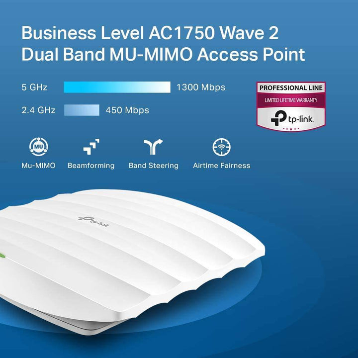 Tp-link EAP245 (5-pack) AC1750 Ceiling Mount Dual-Band - Achorao