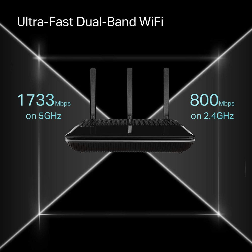 TP-LINK Enrutador WIFI Smart AC2600 (ARCHER A10) - Sin cables Doble Banda, Puertos ETHERNET Gigabit, Largo Alcance, Servidor VPN - Achorao