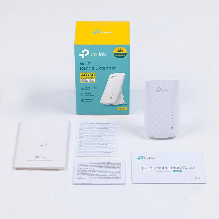 TP-LINK RE200 AC750 - Wi-Fi range extender - Wi-Fi - Dual Band - Achorao