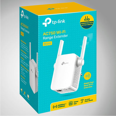 TP Link RE205 Extensor de Cobertura Wi-Fi AC750 - Achorao