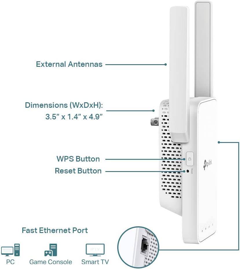 TP Link RE315 AC1200 Extiende tu cobertura WiFi - Achorao