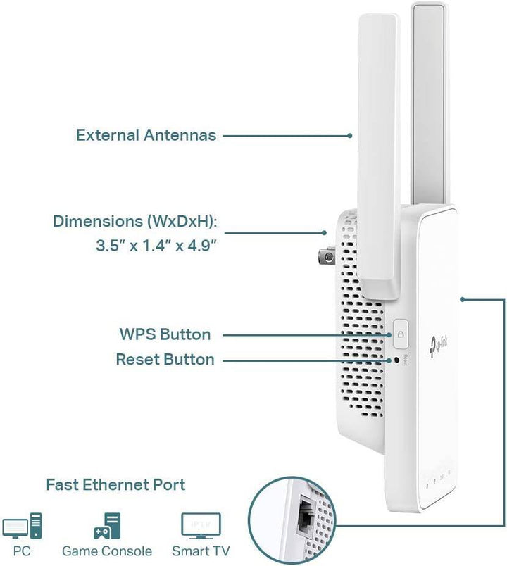 TP Link RE315 AC1200 Extiende tu cobertura WiFi - Achorao