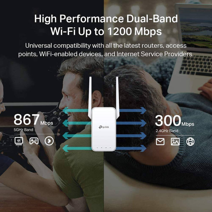 TP Link RE315 AC1200 Extiende tu cobertura WiFi - Achorao