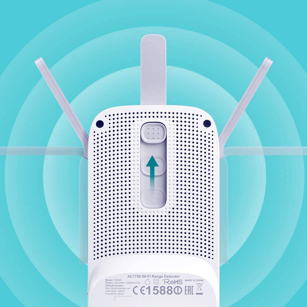 TP Link RE450 Extensor de rango Wi-Fi AC1750 - Achorao