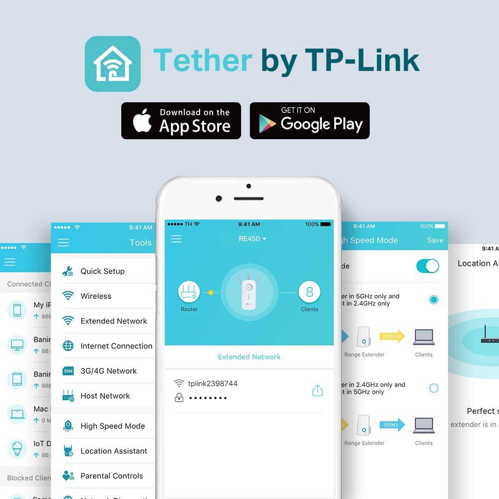 TP Link RE450 Extensor de rango Wi-Fi AC1750 - Achorao