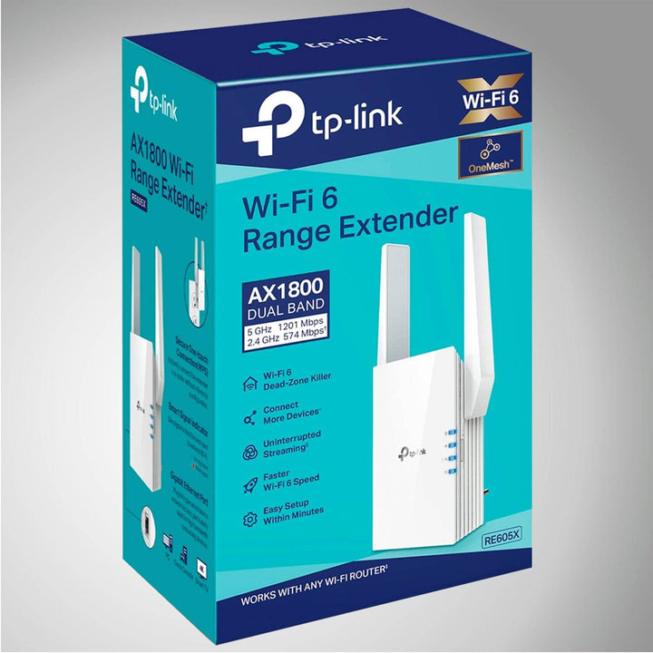 TP Link RE605X Extensor de red Wi-Fi 6 Mesh AX1800 - Achorao