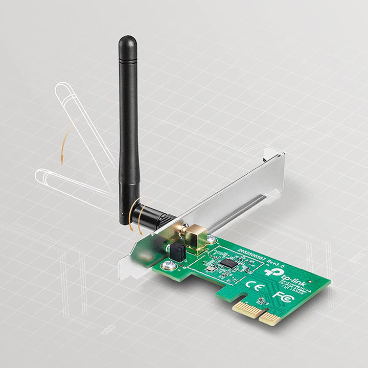 Tp-Link TL-WN781ND Tpl 150Mbps Wireless PCI Express Adapter 2.4GHz - Achorao