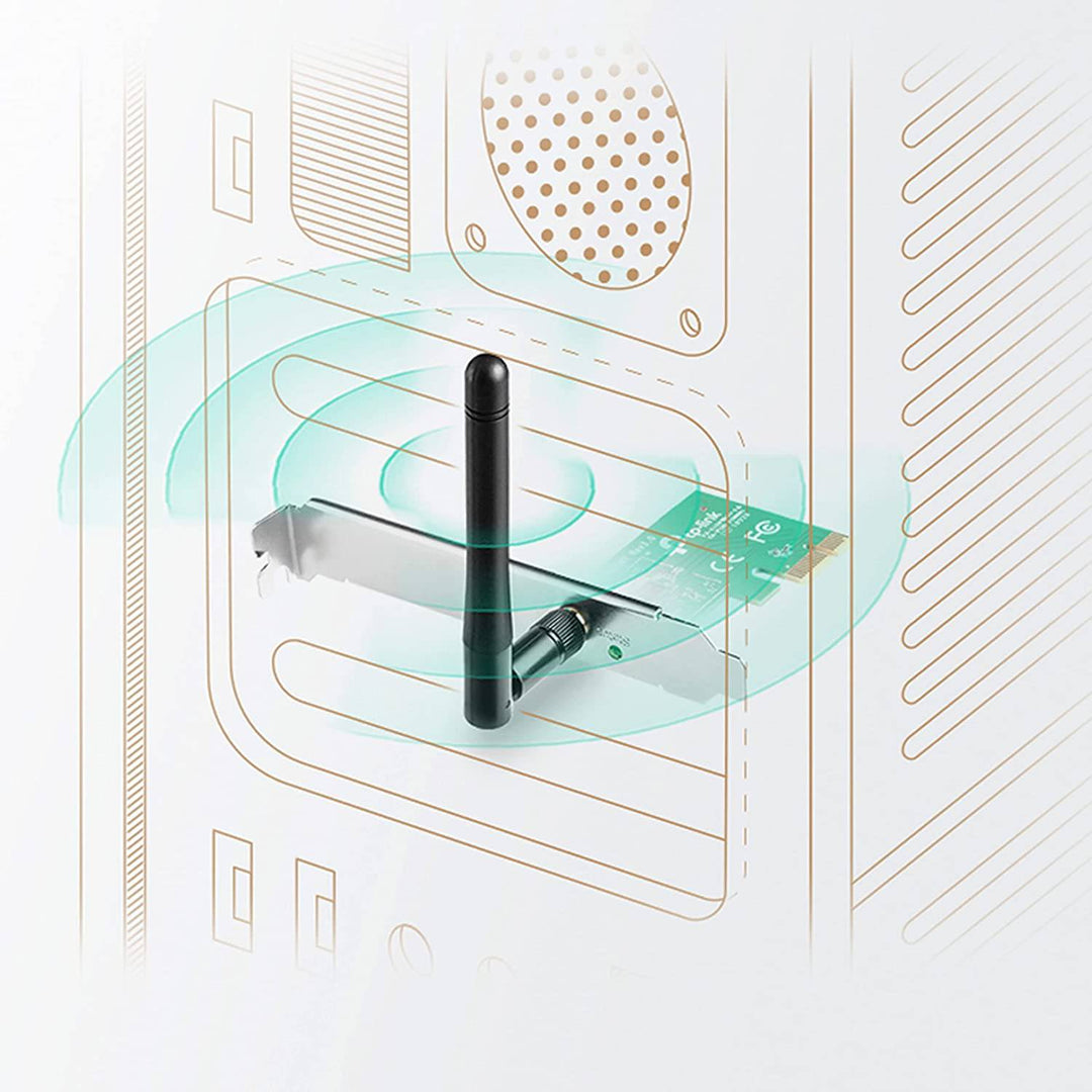 Tp-Link TL-WN781ND Tpl 150Mbps Wireless PCI Express Adapter 2.4GHz - Achorao