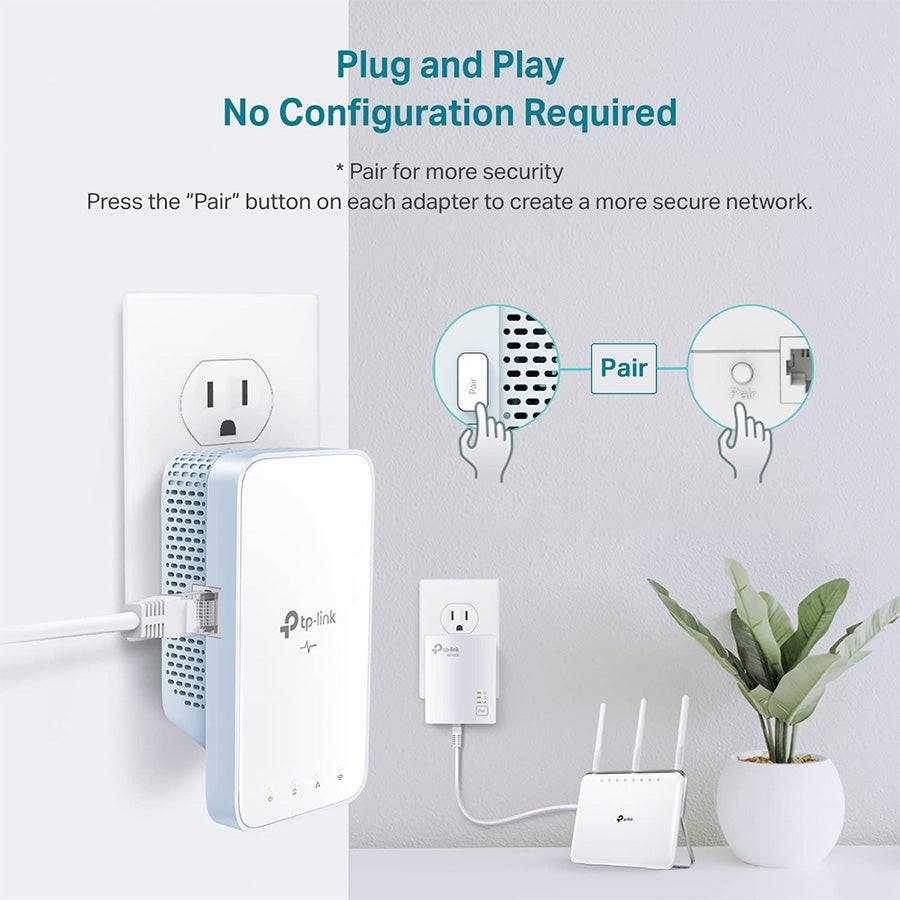 TP Link TL-WPA7517 Kit de Wi-Fi AV1000 Gigabit Powerline - Achorao