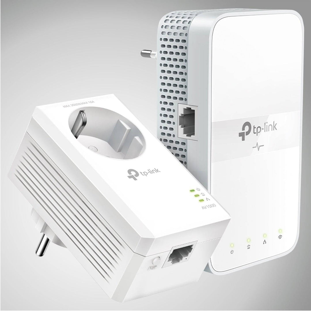 TP Link TL-WPA7617 KIT AV1000 Gigabit Passthrough Powerline - Achorao