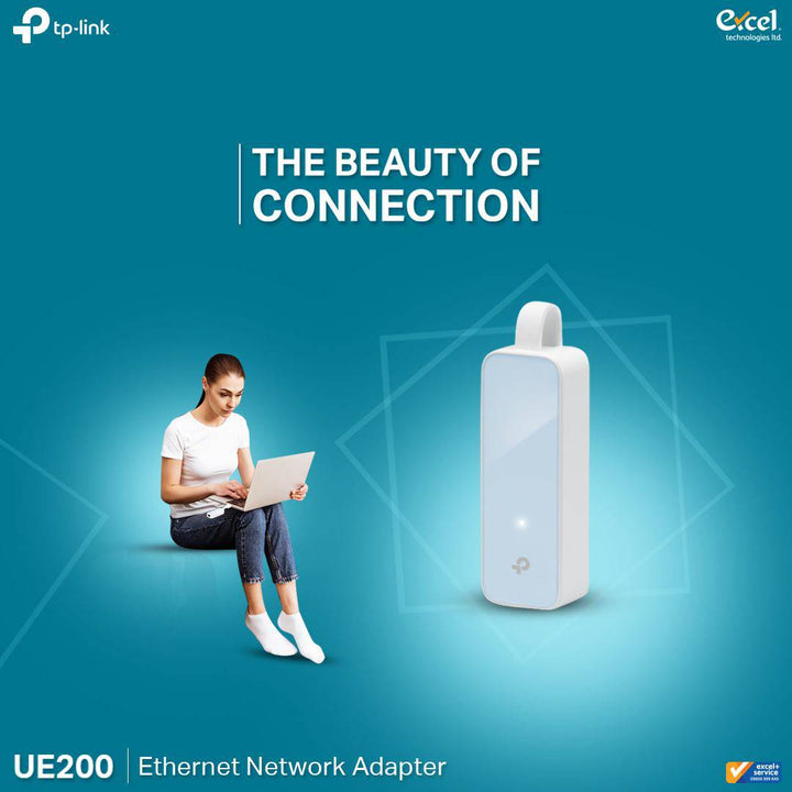 Tp-link UE200 Usb 2.0 a 100Mbps Ethernet Network Adaptador - Achorao