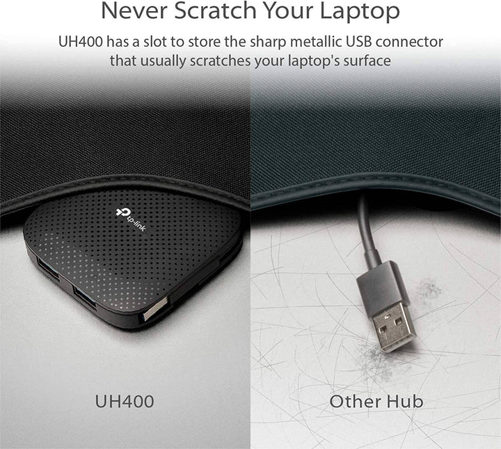 TP Link UH400 Hub de 4 Puertos USB 3.0 Ultra compacto - Achorao