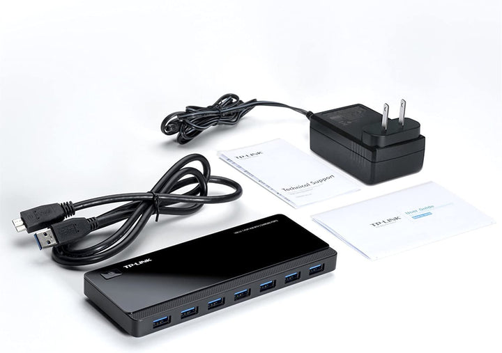 TP Link UH720 Hub de 7 Puertos USB 3.0 - 2 Puertos de Carga - Achorao