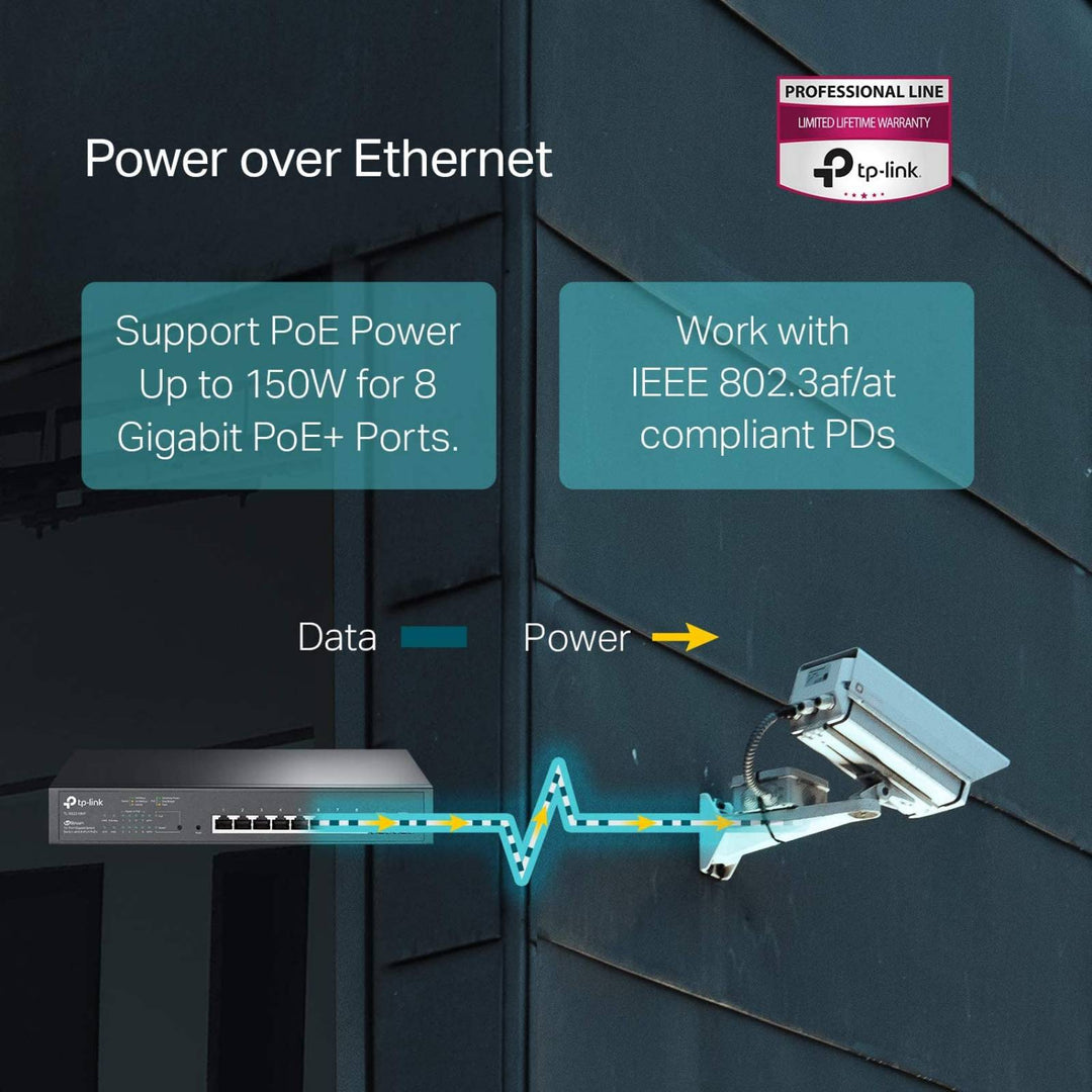 TP-link TL-SG2210MPJetStream 10Port Gigabit Smart Switch - Achorao