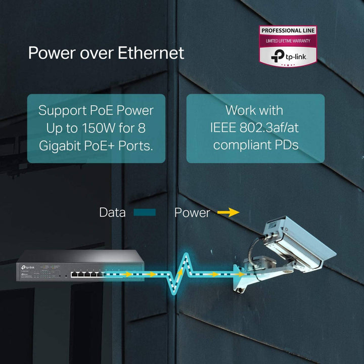 TP-link TL-SG2210MPJetStream 10Port Gigabit Smart Switch - Achorao