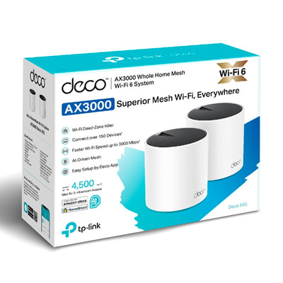 DECO TP-LINK X55 2-Pack AX3000 Whole Home Mesh WiFi 6 Sistema - Achorao