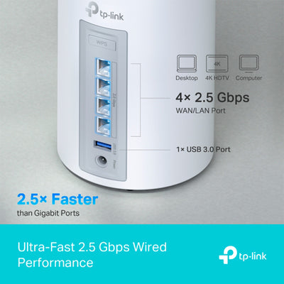TP-Link Deco BE65 BE11000 Whole Home Mesh Wi-Fi 7 - Achorao