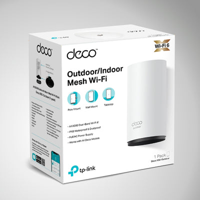 DECO TP-LINK X50 OUTDOOR AX3000 unidad Mesh para exterior/interior WiFi 6 - Achorao