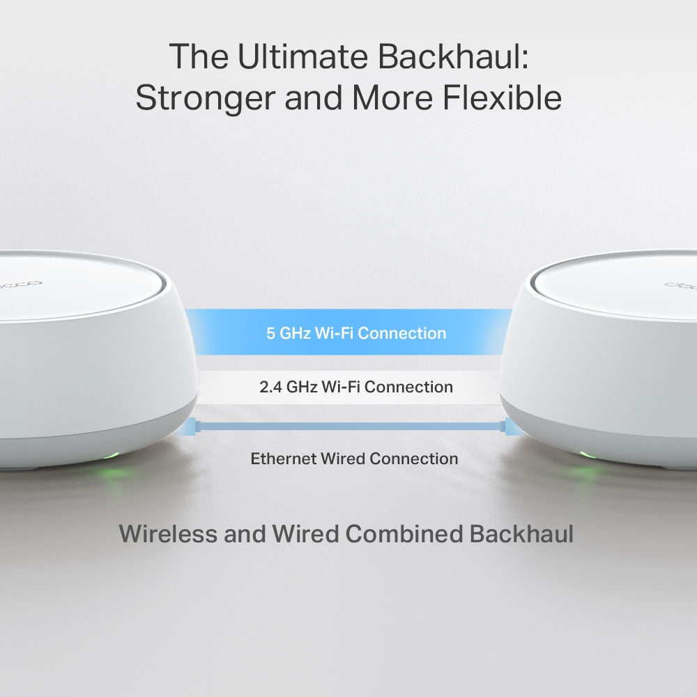 Enrutador TP-Link BE5000 Whole Home Mesh WiFi 7 System (2-pack) - Achorao
