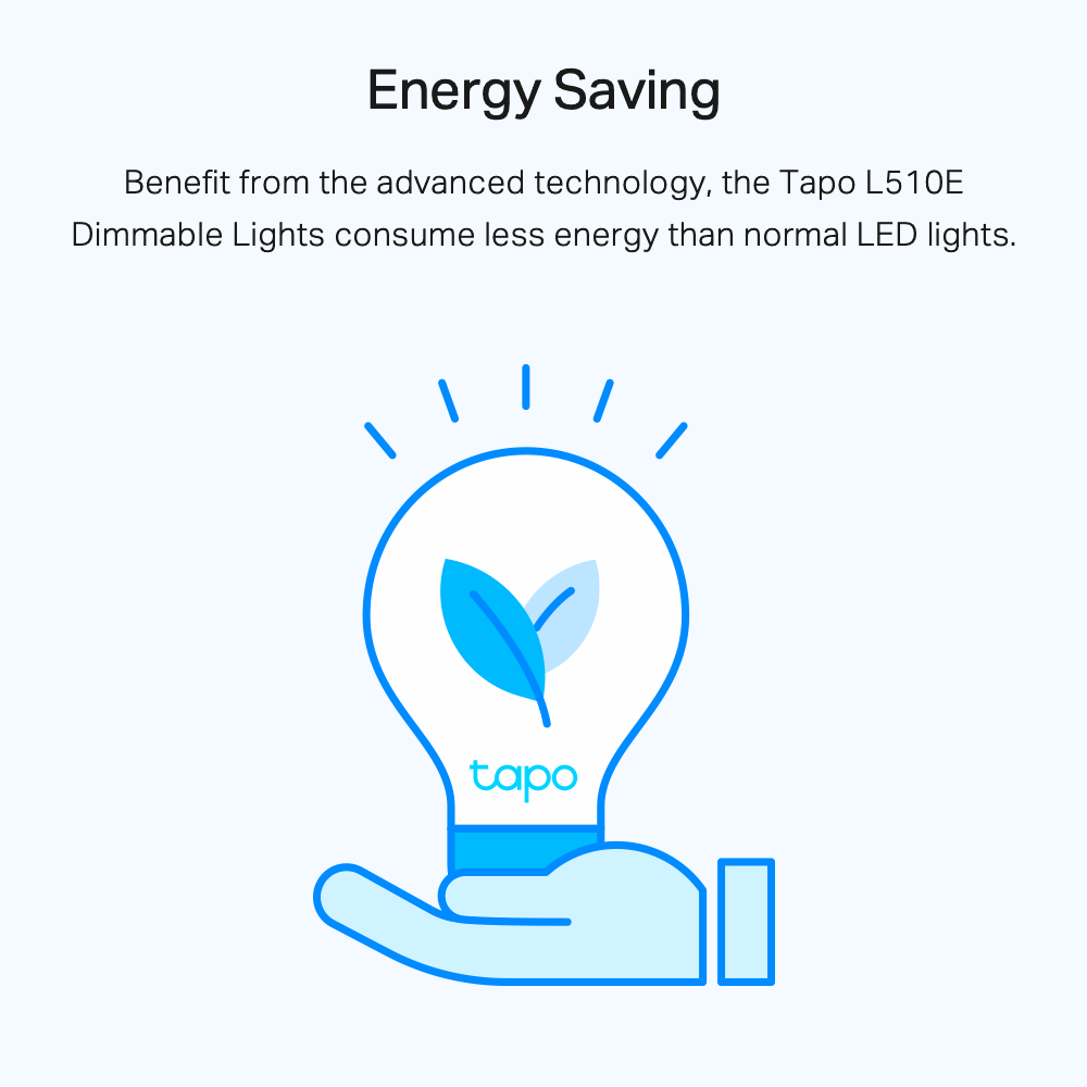 Foco Tp-link Tapo L510e Smart Light Bulb Led Wi-fi - Achorao