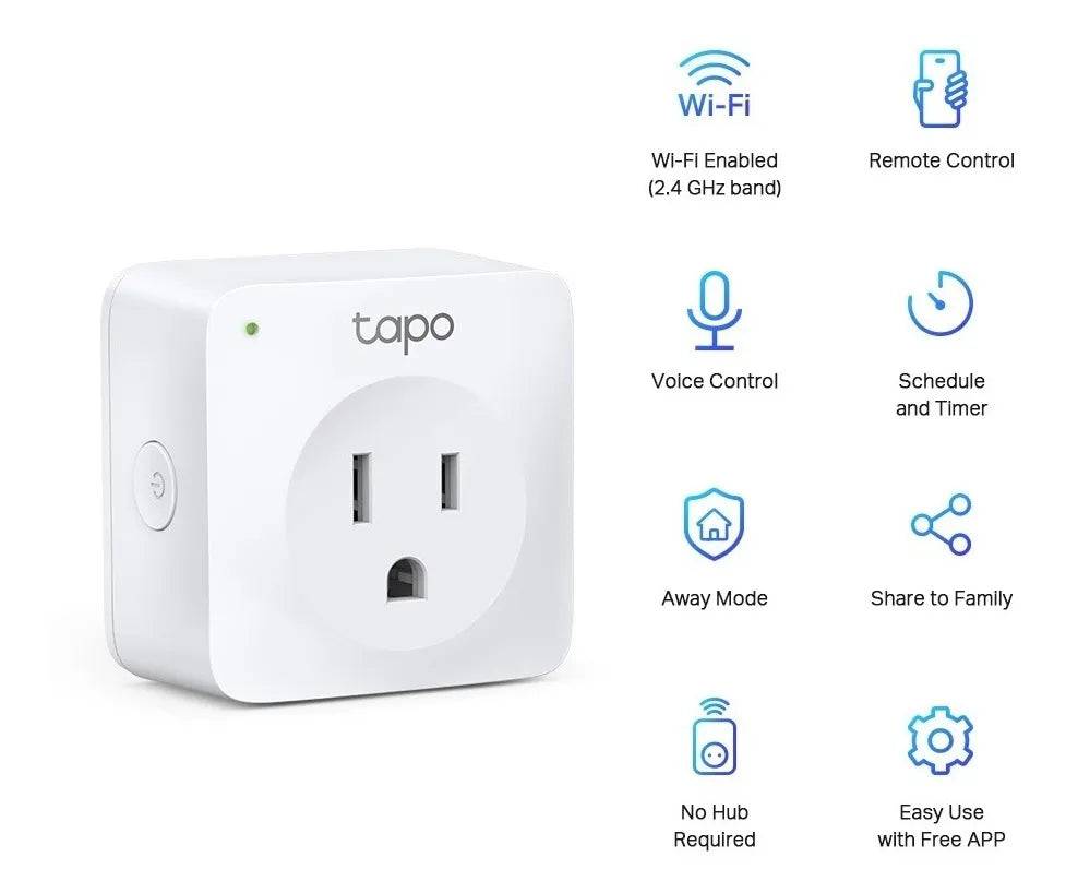 Mini Enchufe Tapo P100 Mini Smart Wi-fi Socket - Achorao
