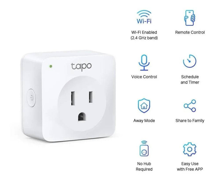 Mini Enchufe Tapo P100 Mini Smart Wi-fi Socket - Achorao