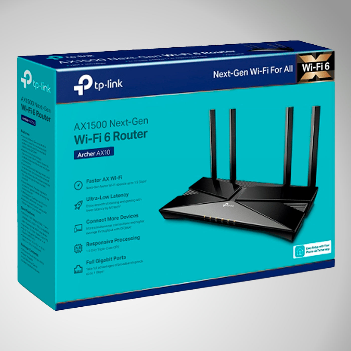 Router Tp-link Archer Ax10 Wi-fi 6 Ax1500 Dual Band - Achorao
