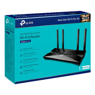 Router Tp-link Archer Ax10 Wi-fi 6 Ax1500 Dual Band - Achorao