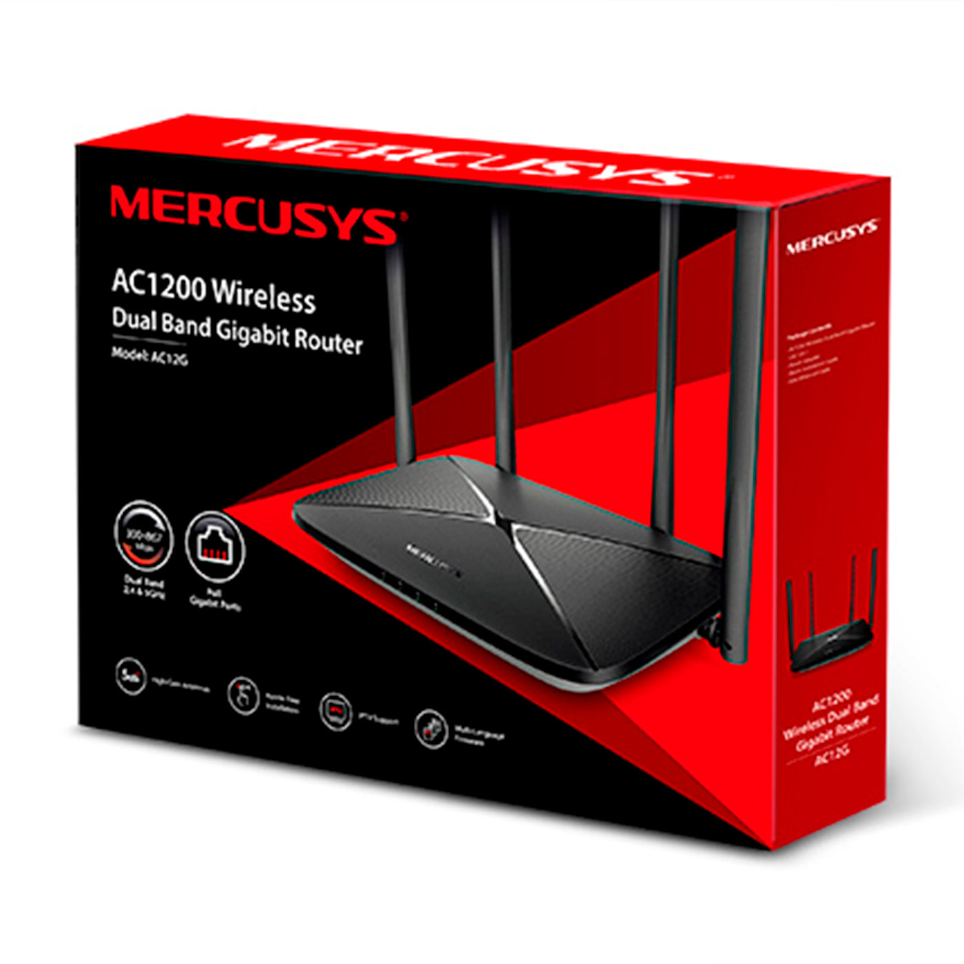 Router Tp Link Mercusys AC12G AC1200 Wireless - Achorao