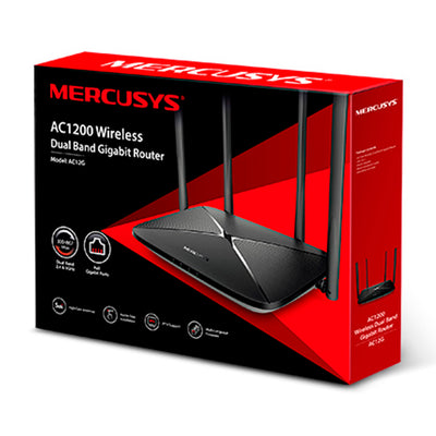 Router Tp Link Mercusys AC12G AC1200 Wireless - Achorao