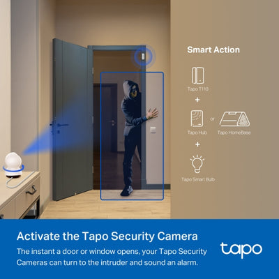 Sensor de contacto inteligente Tp-Link Tapo T110 Smart Door/Window Sensor - Achorao