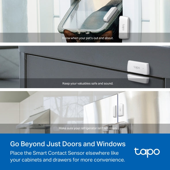 Sensor de contacto inteligente Tp-Link Tapo T110 Smart Door/Window Sensor - Achorao