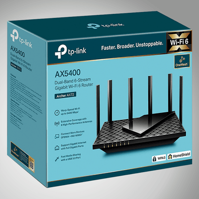 TP Link Archer AX72 AX5400 Dual-Band para 8K Streaming - Achorao