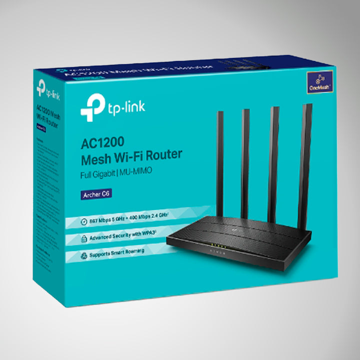 Tp-link Archer C6 AC1200 Dual-Band Wi-fi Router Speed - Achorao