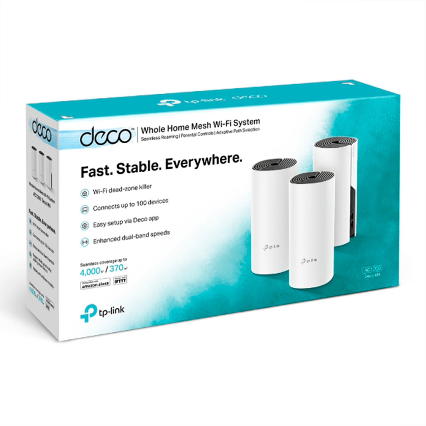 Tp-link Deco M4 (3-pack) AC1200 Whole Home Mesh Wi-Fi - Achorao