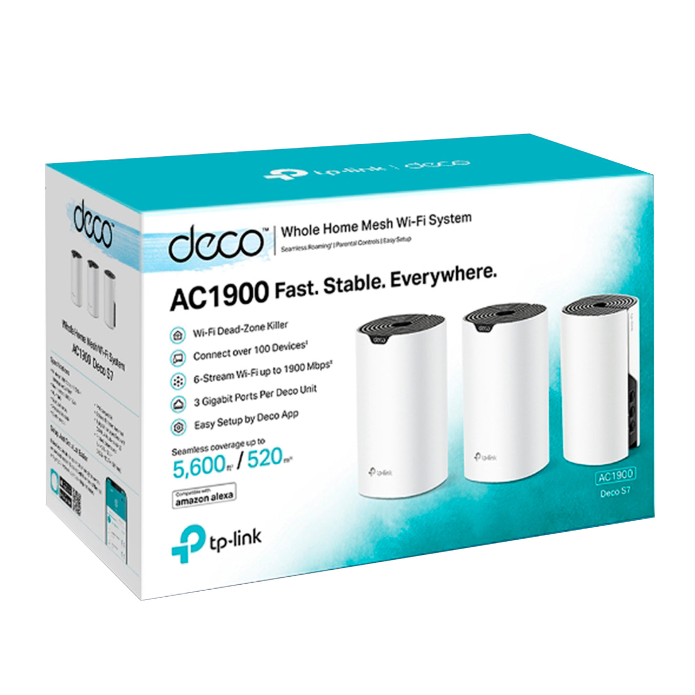 Tp-link Deco S7 (3-pack) AC1900 Whole Home Mesh Wi-fi - Achorao