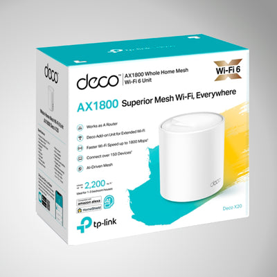 TP-link Deco X20 (1-pack) AX1800 Whole Home Mesh Wi-Fi 6 Unit - Achorao