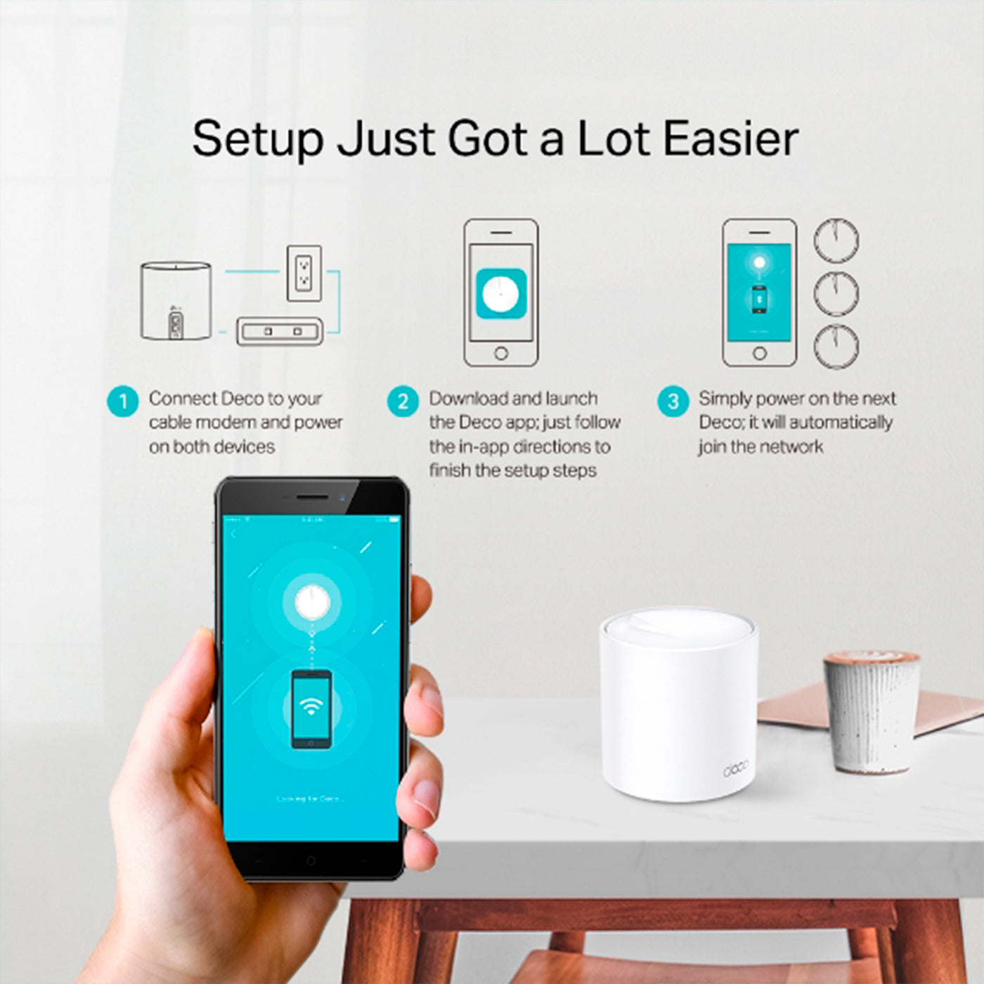 TP-link Deco X20 (1-pack) AX1800 Whole Home Mesh Wi-Fi 6 Unit - Achorao