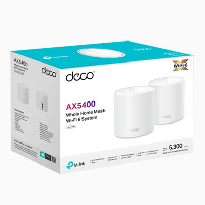 TP-Link Deco X60 (2-Pack) V3.2 - WiFi Mesh AX5400 Mbps, Sistema WiFi 6, Cobertura WiFi - Achorao