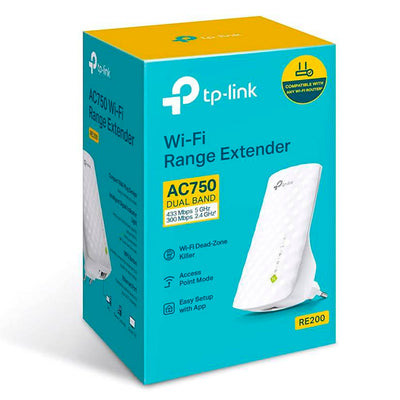 TP-LINK RE200 AC750 - Wi-Fi range extender - Wi-Fi - Dual Band - Achorao