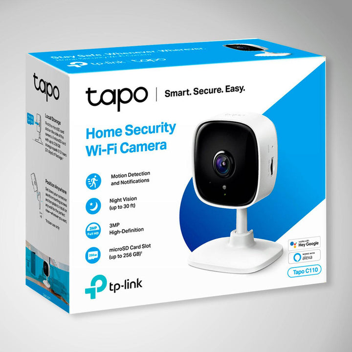 Tp-Link Tapo C110 Home Security Wi-fi Camara 3MP(P163B) - Achorao