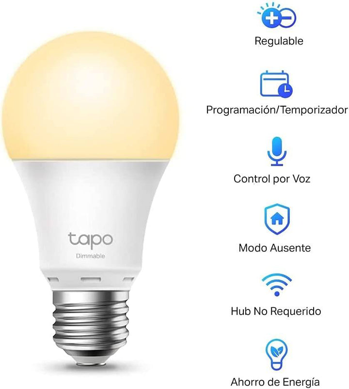 TP Link Tapo L510E(2-Pack) Bombilla LED Blanca WiFi - Achorao
