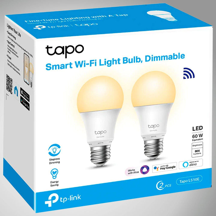 TP Link Tapo L510E(2-Pack) Bombilla LED Blanca WiFi - Achorao