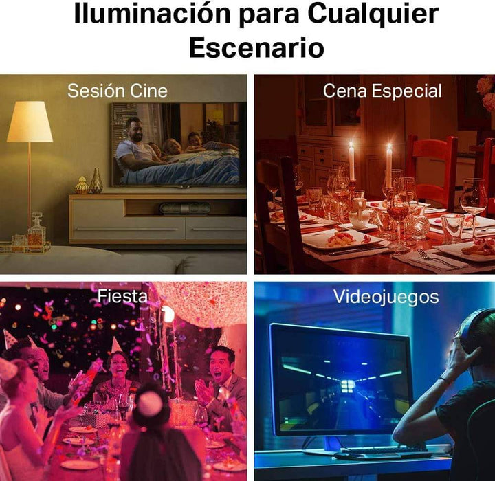 TP Link Tapo L510E(4-Pack) Bombilla LED CALIDA WiFi - Achorao