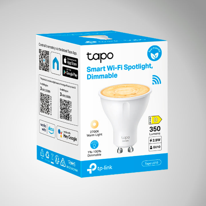 Tp-Link Tapo L610 Smart Wi-fi Spotlight Dimmable SPEC - Achorao