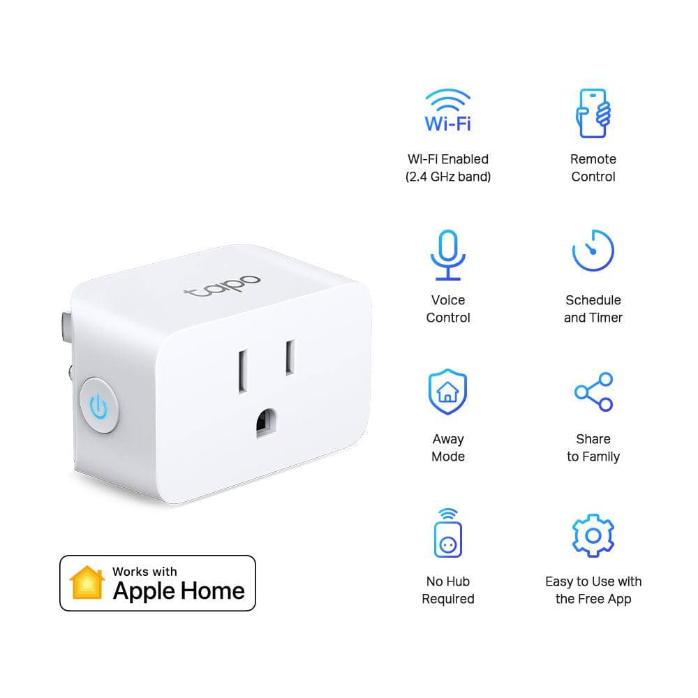 Tp-Link Tapo P125 Mini Smart Wi-fi Plug HomeKit - Achorao