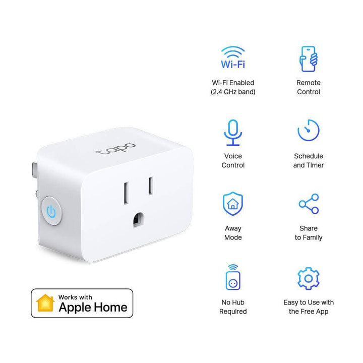 Tp-Link Tapo P125 Mini Smart Wi-fi Plug HomeKit - Achorao