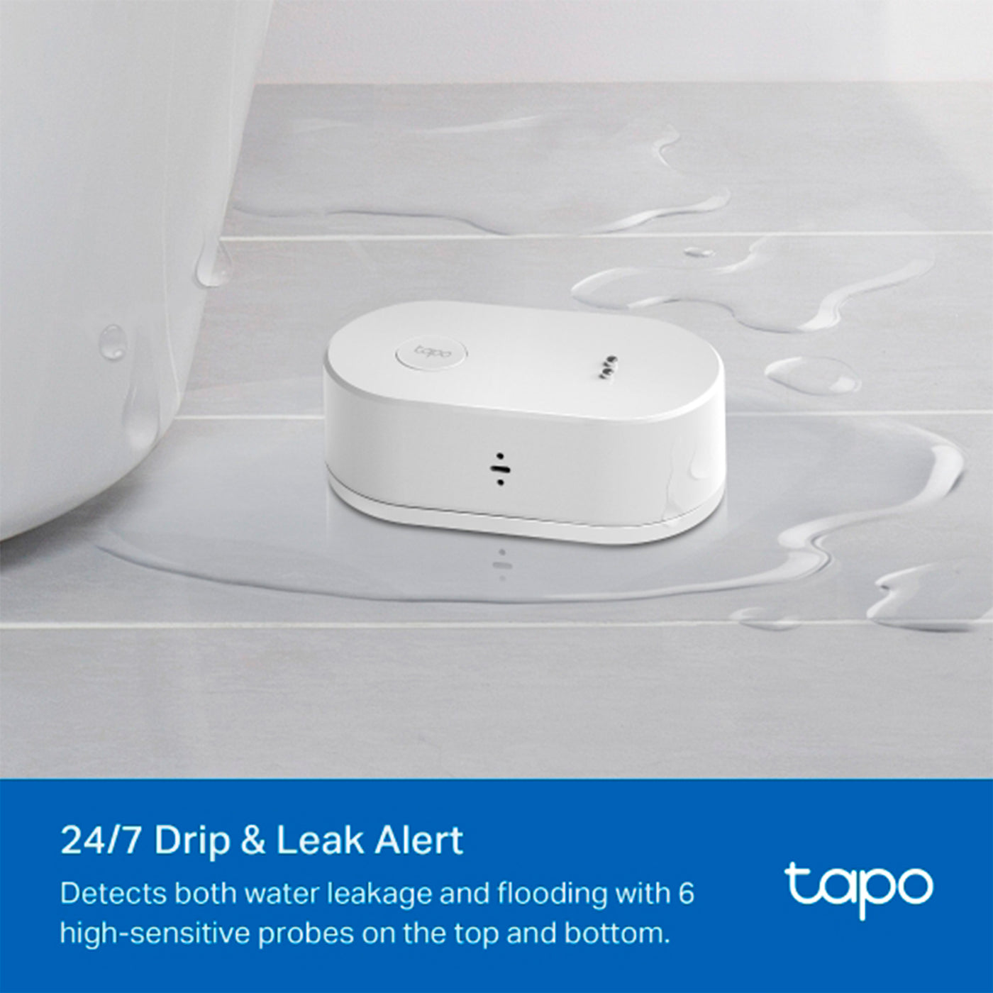 TP-Link Tapo T300 Smart Water Leak Sensor SPEC 868 MHz - Achorao
